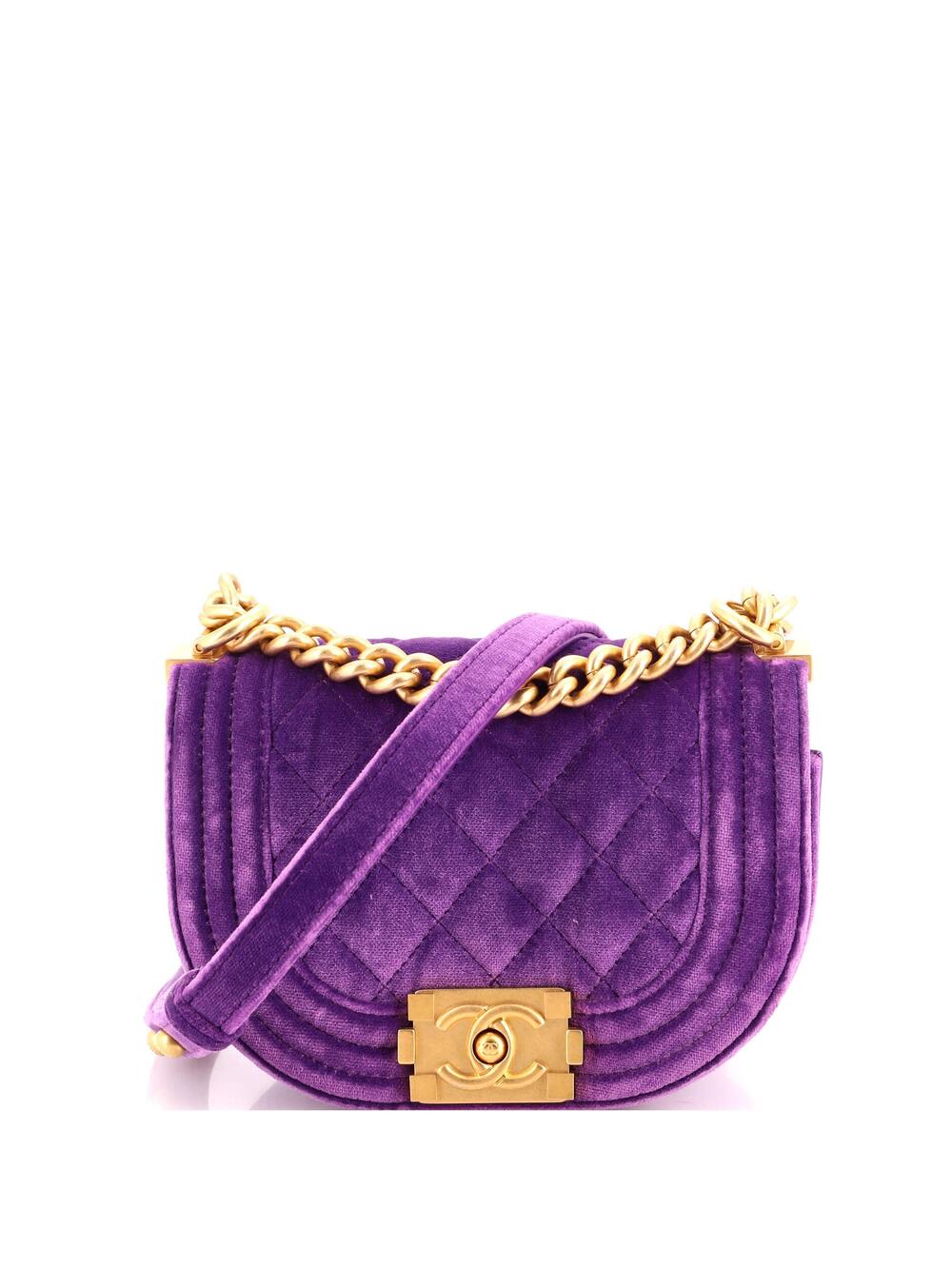 Chanel Boy Curved Messenger Bag Quilted #376775C31B
